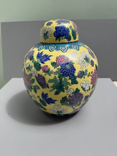 Decorative floral ginger jar - decorative,