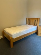 Solid Oak Single Bed Frame