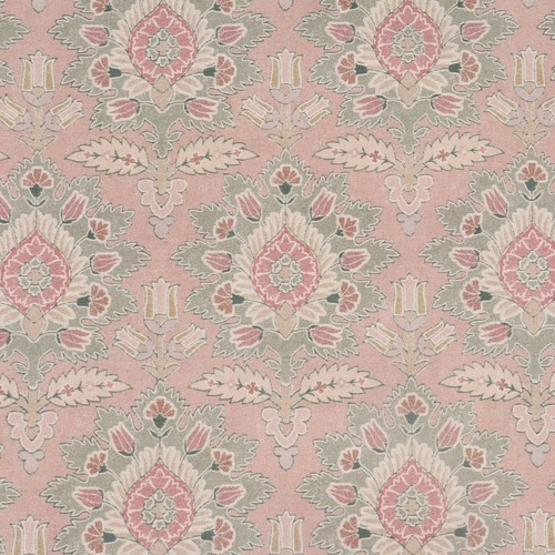 Belgrave floral pink fabric - pink,