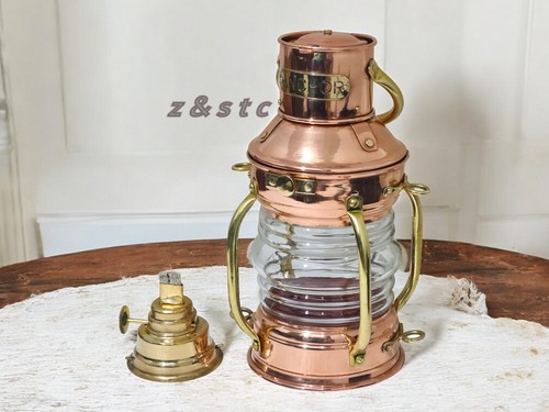 Handmade copper ship anchor - copper,