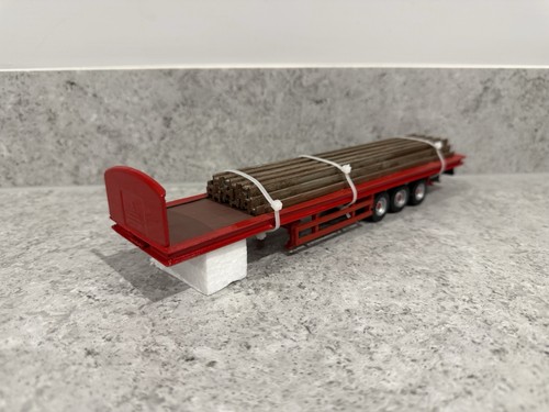 Corgi tekno tri axle flatbed - -,