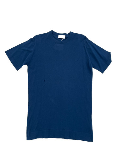 John smedley blue shirt mens - john,