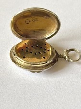 Rare George IV Silver Gilt Vinaigrette 1827 Ledsam Vale Wheeler *Pocket Watch*