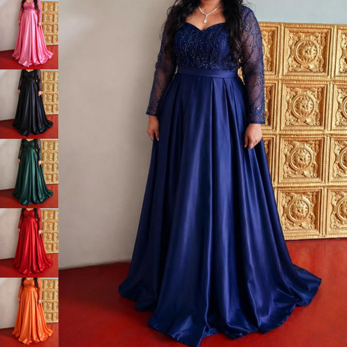 Plus size beaded women prom - size,