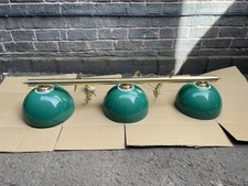 Vintage brass plated snooker table light