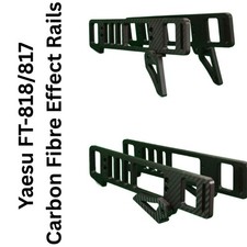 Yaesu FT-817/818 Side Protection Rails -Carbon Fibre Effect on Facing Sides