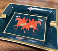 Hermes Paris Ashtray Pegase Plate Porcelain Tray Cigar No box