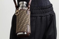 Fendi x 24 Bottles FF Print Bottle Holder Crossbody 2 Piece Set RRP £560 NEW