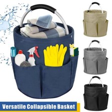 Multifunctional Cleaning Caddy Garden Tool Bag Cleaning Basket With Handle 17L
