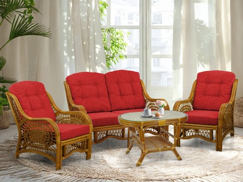 Malibu rattan living set - rattan,
