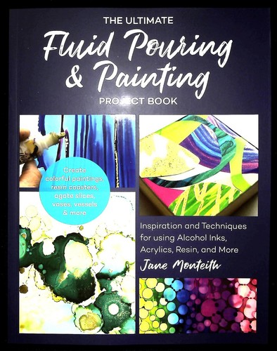 Fluid pouring painting - fluid,