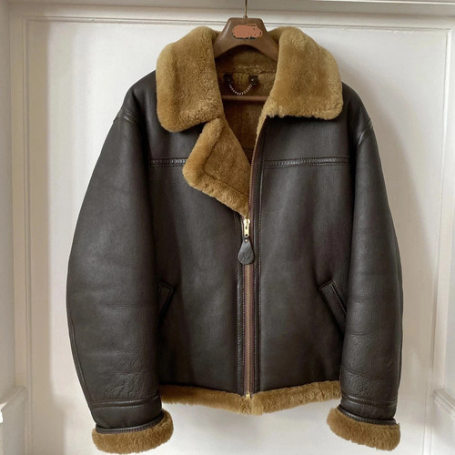 Men real sheepskin - men's, b3