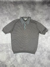 John Smedley Striped Polo T