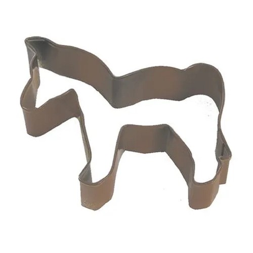 Cookie cutter 9cm brown horse - cutter:,