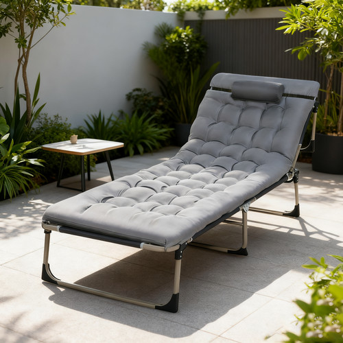 Reclining sun lounger - reclining,