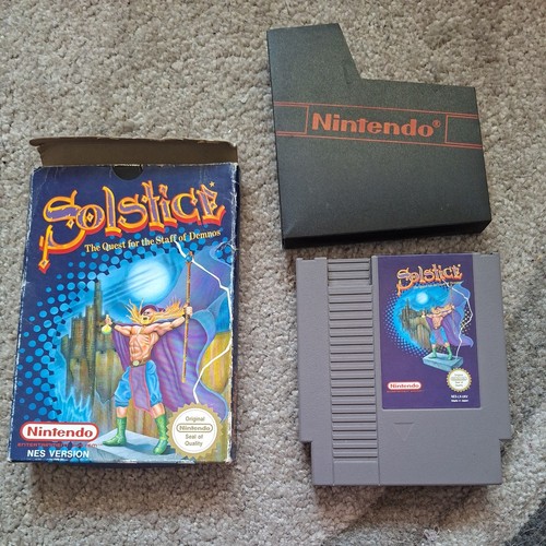 Nintendo nes game - game, solstice