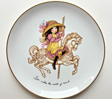 Vintage Holly Hobbie Plate