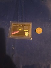 Meteorite card, stardust fromChinga SRC14 meteor. Sealed