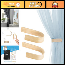 Set of 2 Wooden Curtain