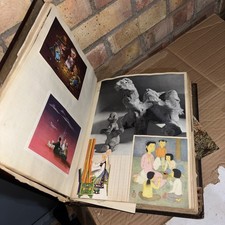 Antique / Vintage Scrap Book / Album Huge Collection 100+ Pages Full Very Rare 