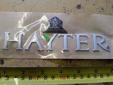 GENUINE HAYTER HARRIER LOGO DECAL BADGE  56  48 41 PRO  LARGE SIZE 
