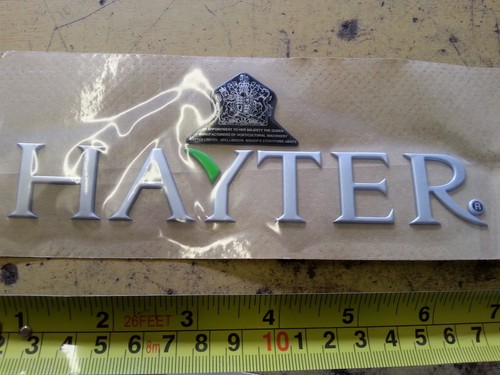 Genuine hayter harrier logo - hayter,
