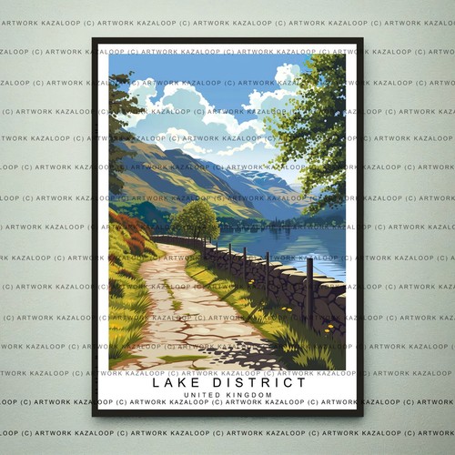 Unframed lake district - unframed,