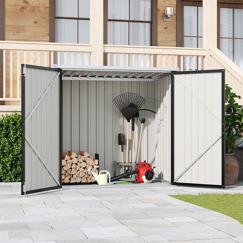 Metal garden shed - 5x3ft, sloped
