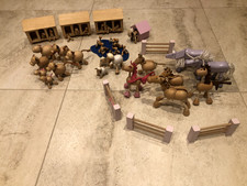 Rose Bud Wooden Farm Set