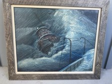 Original Oil Painting Stormy
