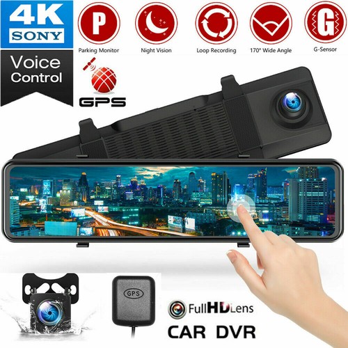 Gps car dash camera - 12",