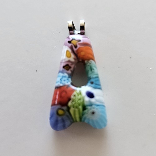 Murano glass letter - letter, pendant
