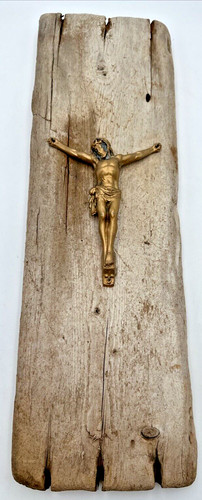 Jesus crucifix driftwood - crucifix, on