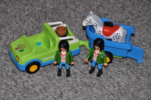 Playmobil car with horse - car,
