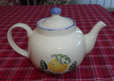 POOLE POTTERY DORSET FRUITS LEMON  2 PINT TEA POT