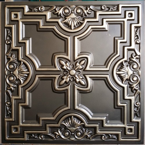 Faux tin ceiling tiles - , bar