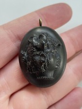 Antique Victorian Whitby Jet