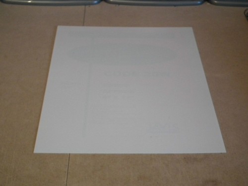 White plasticard model - white,