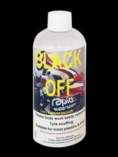 Black off rubber - tyre, mark