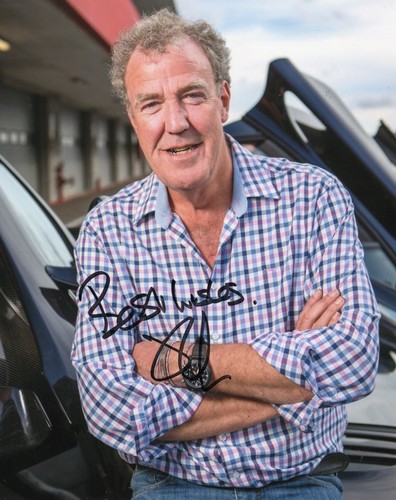 Jeremy clarkson signed photo - clarkson,