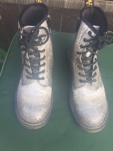Martens silver glitter 1460 - silver,