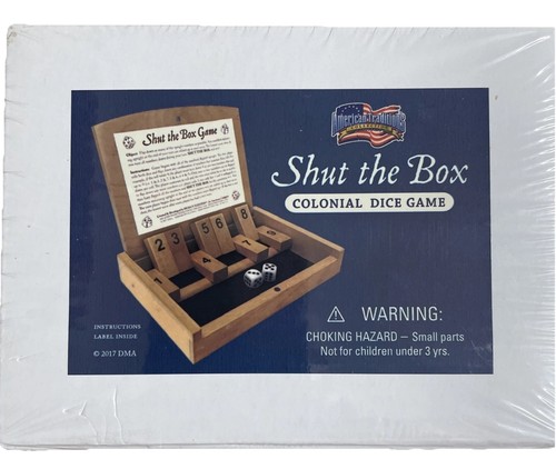 Shut the box colonial dice - shut,