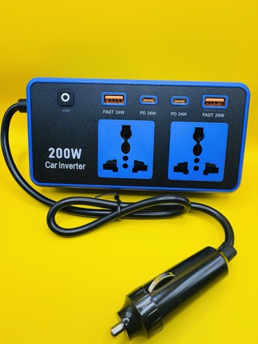 200w car power inverter 12v - 200w, dc