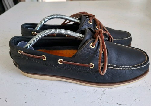 Timberland navy blue leather - navy,