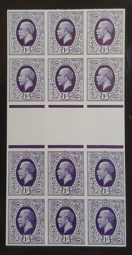 Kgv 1912 rare 1d purple - kgv,
