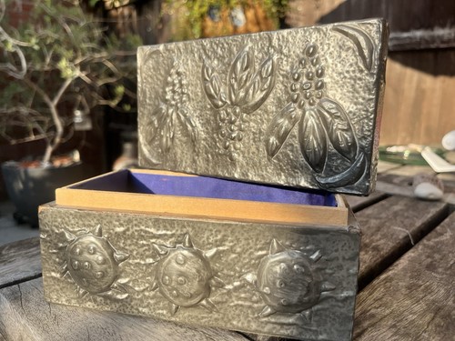 Antique arts crafts pewter - &,