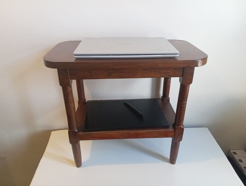 Stool with shelf laptop - stool,