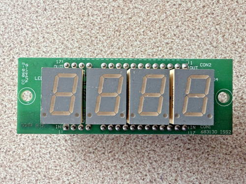 Barcrest segment display - , board