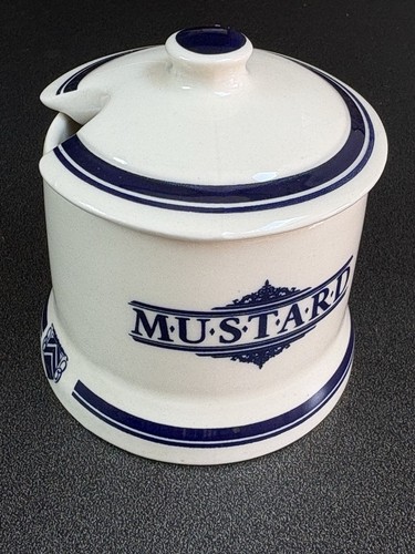 1869 victorian pottery mustard - victorian,