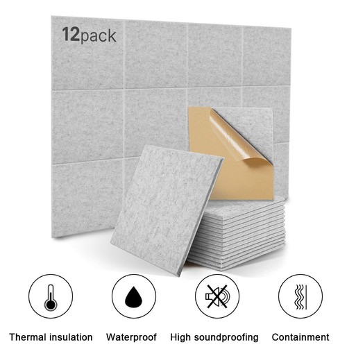 12pcs acoustic wall panel - 12pcs,